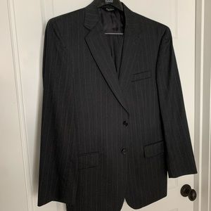 Jos. A. Bank 100% wool pinstripe suit